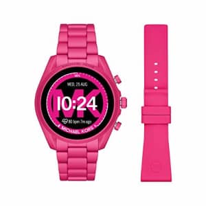 Michael Kors Bradshaw 2 Smartwatch Set - Pink Aluminum for $350