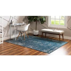 Unique Loom Sofia Collection Traditional Vintage Blue Area Rug (2' x 3') for $19