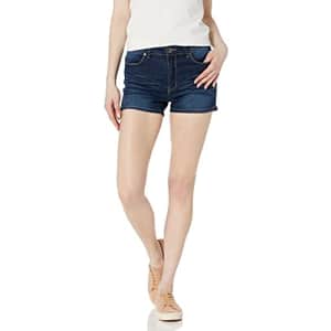 V.I.P. JEANS Women's Super Cute Jeans Shorts Acid, Whisker Washed, 15 for $26