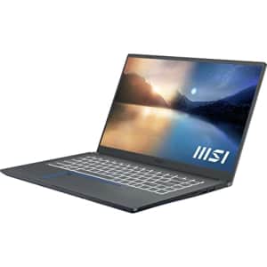 MSI Prestige 15 Thin and Performance Driven Laptop: 15.6" FHD 1080p, Intel Core i7-1195G7, NVIDIA for $1,499