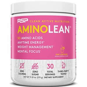 RSP AminoLean - All-in-One Pre Workout, Amino Energy, Weight Management Supplement with Amino for $21