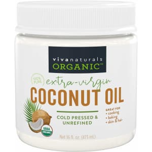 Viva Naturals 16-oz. Organic Extra Virgin Coconut Oil for $10 Viva Naturals 16-oz. Organic Extra Virgin Coconut Oil for $10