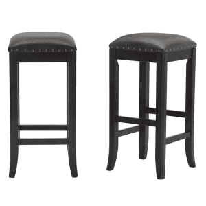 StyleWell Ruby Hill Cushioned Bar Stool 2-Pack for $95
