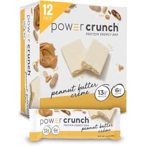 Power Crunch 12-Count Protein Energy Bars for $15