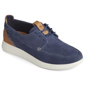 Sperry Women's Vulcanized Plushwave Athleisure Boat Leather Shoes for $34 Sperry Women's Vulcanized Plushwave Athleisure Boat Leather Shoes for $34