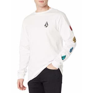 Volcom Men's Deadly Stones Long Sleeve T-shirt, WHITE COMBO, XLARGE for $21 Volcom Men's Deadly Stones Long Sleeve T-shirt, WHITE COMBO, XLARGE for $21