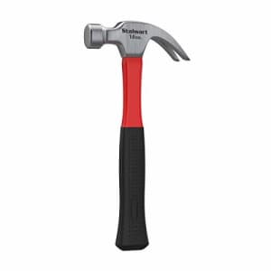 Stalwart Fiberglass Claw Hammer With Comfort Grip Handle And Curved Rip Claw, Red for $11