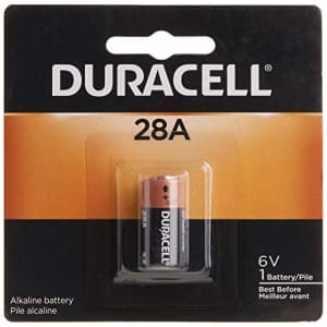Duracell - 28A Alkaline Batteries - long lasting, 6 Volt specialty battery for household and for $6