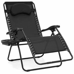 Best Choice Products Oversized Zero Gravity Chair, Folding Outdoor Patio Lounge Recliner w/Cup for $80 Best Choice Products Oversized Zero Gravity Chair, Folding Outdoor Patio Lounge Recliner w/Cup for $80