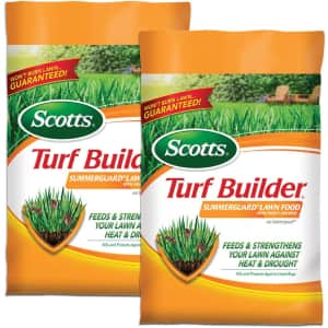 Scotts Turf Builder SummerGuard Lawn Food with Insect Control 2-Pack for $57