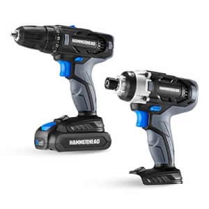 HammerHead 20V Cordless Drill and Impact Driver Combo Kit for $82 HammerHead 20V Cordless Drill and Impact Driver Combo Kit for $82