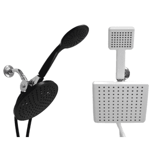 Hydrospa Luxe Dual Function Rainfall Showerhead Set 2-Pack for $45 Hydrospa Luxe Dual Function Rainfall Showerhead Set 2-Pack for $45