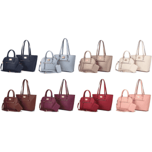 Lovevook 3-Piece Tote Handbag Set for $19 Lovevook 3-Piece Tote Handbag Set for $19