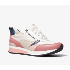 Michael Michael Kors Women's Allie Stride Leather Trainers for $54 Michael Michael Kors Women's Allie Stride Leather Trainers for $54