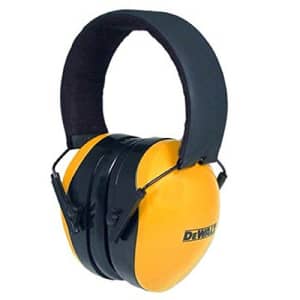 Radians Dewalt DPG62-C Interceptor Protective Safety Earmuff Yellow/ Black, Adult for $15