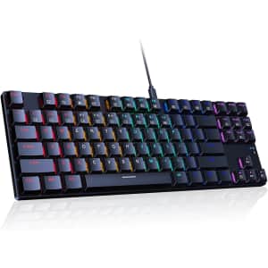RisoPhy RGB-Backlit Mechanical Gaming Keyboard for $30