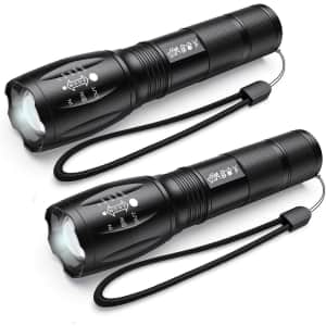 GearLight LED Tactical Flashlight 2-Pack for $25