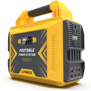 Lipower 300-Watt Portable Power Station for $180