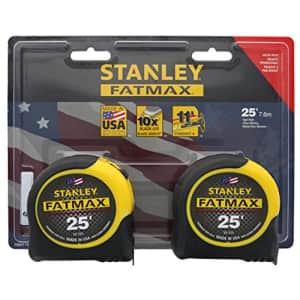 Stanley Consumer Tools FMHT74038 25' Fatmax Tape Measure (2 Pack) for $95