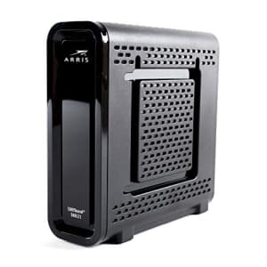 ARRIS SURFboard SB6121 4x4 DOCSIS 3.0 Cable Modem (Renewed)-Black for $39