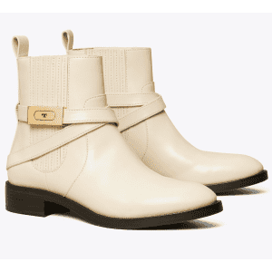 Tory Burch Women's T-Hardware Leather Boots for $189