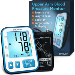 iProven Upper Arm Blood Pressure Monitor for $40