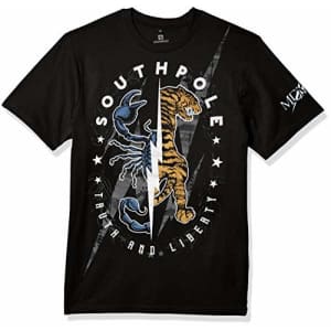 Southpole Men's Short Sleeve Fashion T-Shirt, Black Scorpion, Medium for $11 Southpole Men's Short Sleeve Fashion T-Shirt, Black Scorpion, Medium for $11
