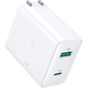 Topvork 65W Dual Port USB Wall Charger for $30