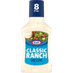 Kraft 8-oz. Classic Ranch Salad Dressing for $1.13 via Sub & save Kraft 8-oz. Classic Ranch Salad Dressing for $1.13 via Sub & save