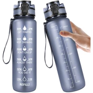 Manords 32-Oz. Motivational Water Bottle for $12 Manords 32-Oz. Motivational Water Bottle for $12