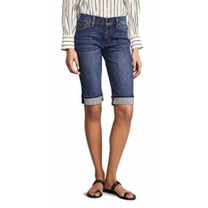 HUDSON Women's Amelia Cuffed Knee Shorts, Vagabond, Blue, 25 for $135 HUDSON Women's Amelia Cuffed Knee Shorts, Vagabond, Blue, 25 for $135