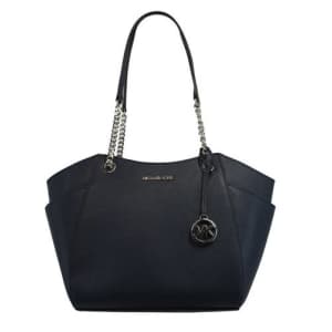 Michael Kors Jet Set Leather Large Chain Shoulder Tote for $119 Michael Kors Jet Set Leather Large Chain Shoulder Tote for $119