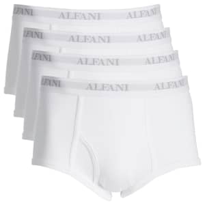 Alfani Men's Ribbed Knit Briefs 5-Pack for $11