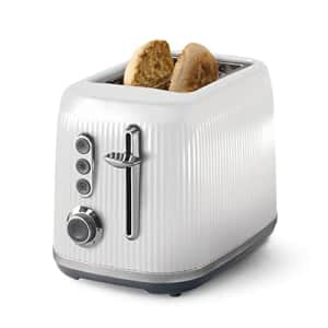 Oster Retro 2-Slice Toaster with Quick-Check Lever, Extra-Wide Slots, Impressions Collection, White for $52