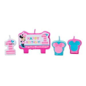 American Greetings Minnie Mouse 1st Birthday, 4 Count, Party Supplies, Molded Candles for $22 American Greetings Minnie Mouse 1st Birthday, 4 Count, Party Supplies, Molded Candles for $22