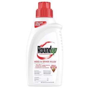 Roundup Weed and Grass Killer Concentrate Plus 36.8-oz. Bottle for $22 for Ace Rewards members
