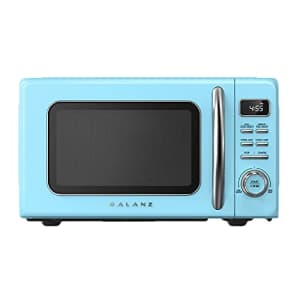 Galanz GLCMKZ09BER09 Retro Countertop Microwave Oven with Auto Cook & Reheat, Defrost, Quick Start for $98