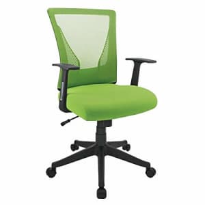 Brenton Studio Radley Mesh Mid-Back Task Chair, Green/Black for $90 Brenton Studio Radley Mesh Mid-Back Task Chair, Green/Black for $90