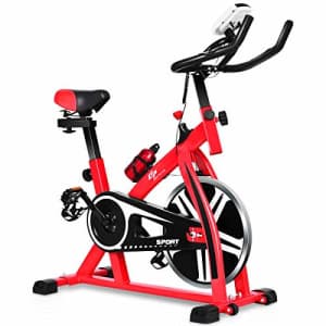 Goplus Indoor Cycling Bike, Stationary Bicycle Exercise Bike with Flywheel and LCD Display, Cardio for $200 Goplus Indoor Cycling Bike, Stationary Bicycle Exercise Bike with Flywheel and LCD Display, Cardio for $200