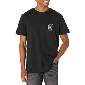 Billabong Men's Classic Short Sleeve Premium Logo Graphic Tee T-Shirt, Black Las Palmas, Medium for $21 Billabong Men's Classic Short Sleeve Premium Logo Graphic Tee T-Shirt, Black Las Palmas, Medium for $21
