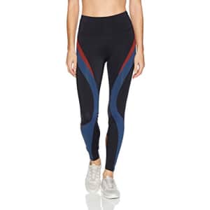 SHAPE activewear Women's Shadow Color Block Legging, Caviar Black/Insignia Blue, XL for $48 SHAPE activewear Women's Shadow Color Block Legging, Caviar Black/Insignia Blue, XL for $48