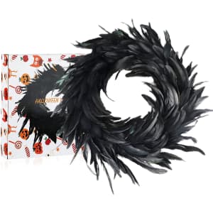 Tisuokae 20" Halloweeen Wreath for $13 Tisuokae 20" Halloweeen Wreath for $13