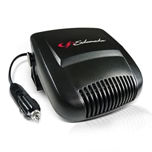 Schumacher Ceramic Heater and Fan for Cars - 12V, 150W - Defrosts and Defogs for $36