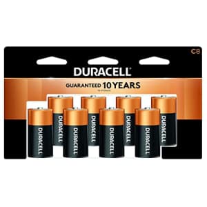 Duracell - CopperTop C Alkaline Batteries with recloseable package - long lasting, all-purpose C for $17