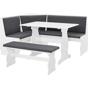 Linon Lucy Breakfast Nook Dining Set for $610