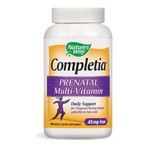 Nature's Way Completia Prenatal Multi-Vitamin w/DHA & Folic Acid, 240 Count for $44
