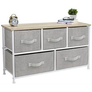 Sorbus Dresser with 5 Drawers - Furniture Storage Chest Tower Unit for Bedroom, Hallway, Closet, for $79