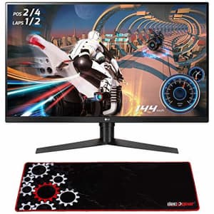 LG 32-inch Class QHD Gaming Monitor with FreeSync (31.5-inch Diagonal) Bundle with Deco Gear Large for $299