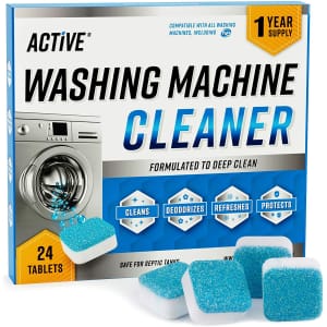 Active 24-Count Washing Machine Cleaner Tablets for $13 Active 24-Count Washing Machine Cleaner Tablets for $13