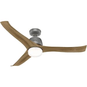 Hunter 54" Contemporary Ceiling Fan w/ LED Light Kit for $76 Hunter 54" Contemporary Ceiling Fan w/ LED Light Kit for $76